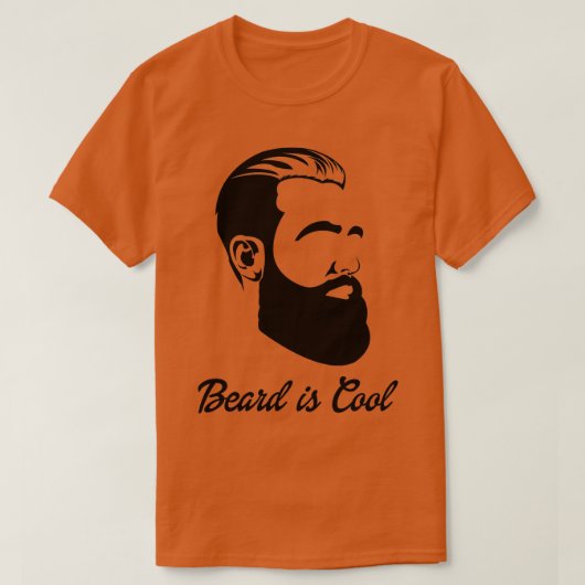髭カッコいいは Tシャツ (デザイン正面)