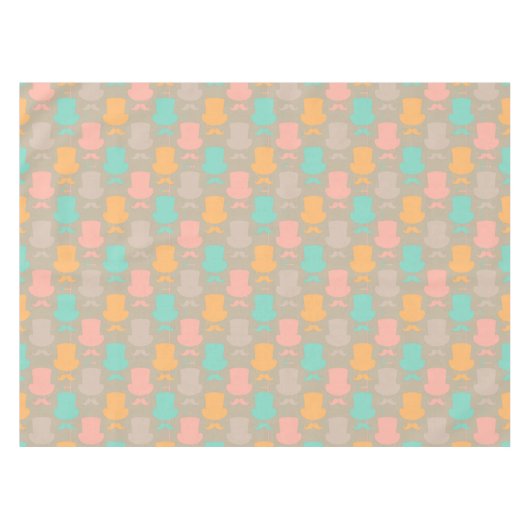 髭パターン2 テーブルクロス (正面(横))