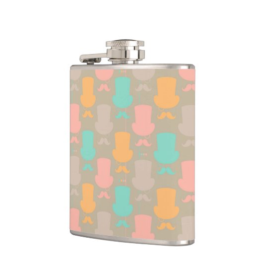 髭パターン2 フラスク (左)