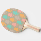 髭パターン2 卓球ラケット (横)