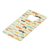 髭パターン3 クレジットカード栓抜き (正面アングル)