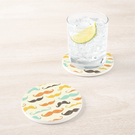 髭パターン3 コースター (側面)