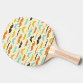 髭パターン3 卓球ラケット (横)
