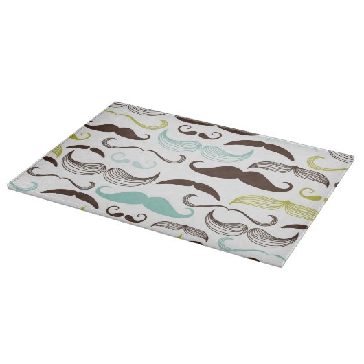 髭パターン、レトロのスタイル2 カッティングボード (角)