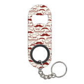 髭パターン、レトロのスタイル3 キーホルダー栓抜き (裏面)