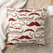 髭パターン、レトロのスタイル3 クッション (ブランケット)