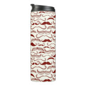 髭パターン、レトロのスタイル3 タンブラー (回転右)