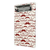 髭パターン、レトロのスタイル3 ミニクリップボード (アングル2)