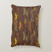 髭パターン、レトロのスタイル5 アクセントクッション (裏面(縦))