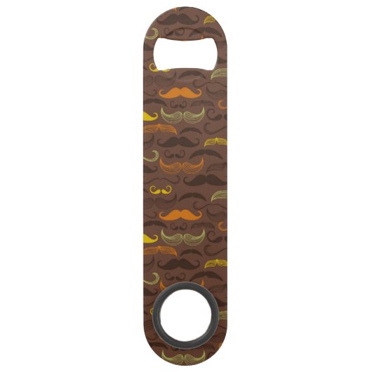 髭パターン、レトロのスタイル5 スピード栓抜き (正面)