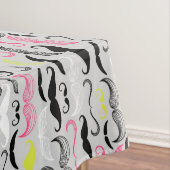 髭パターン、レトロのスタイル テーブルクロス (インサイチュ)