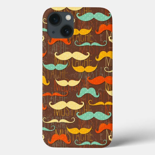 髭パターン Case-Mate iPhoneケース (裏面)