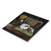 髭剃り用マグカップ及び髭剃り用ブラシ タイル (側面)