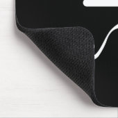 髭及びシガーのピクトグラムのマウスパッド マウスパッド (コーナー)