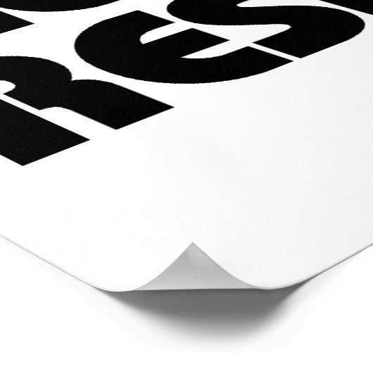 髭素晴らしの責来素晴らし任 ポスター (角)