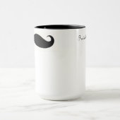 髭質問マグ マグカップ (中央)