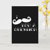 髭質問 カード (黄色い花)