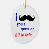 髭質問QPCテンプレート セラミックオーナメント (右)