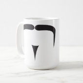 髭 コーヒーマグカップ (正面左)