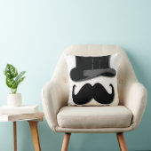 髭、シルクハットおよび弓-枕を結んで下さい クッション (椅子)