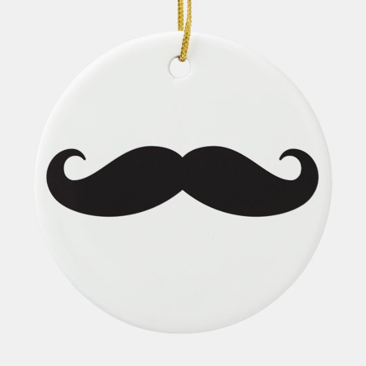 髭 セラミックオーナメント (正面)