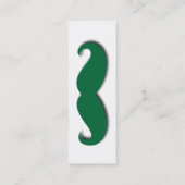 髭、ダービーおよび目ガラス スキニー名刺 (裏面)