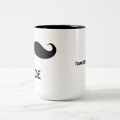 髭 ツートーンマグカップ (中央)