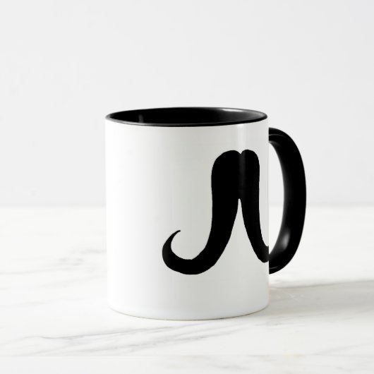 髭 マグカップ (正面右)