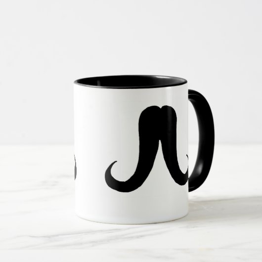 髭 マグカップ (正面右)