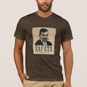 髭- Emiliano Zapata Salazar Tシャツ