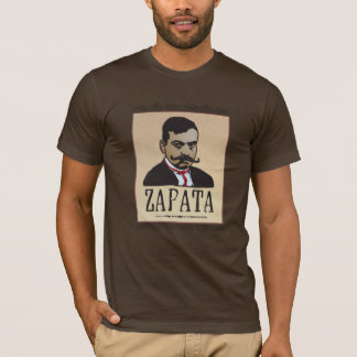 髭- Emiliano Zapata Salazar Tシャツ