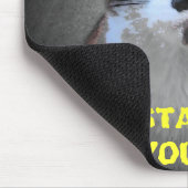 髭CATはあなたのマウスがほしいと思います マウスパッド (コーナー)