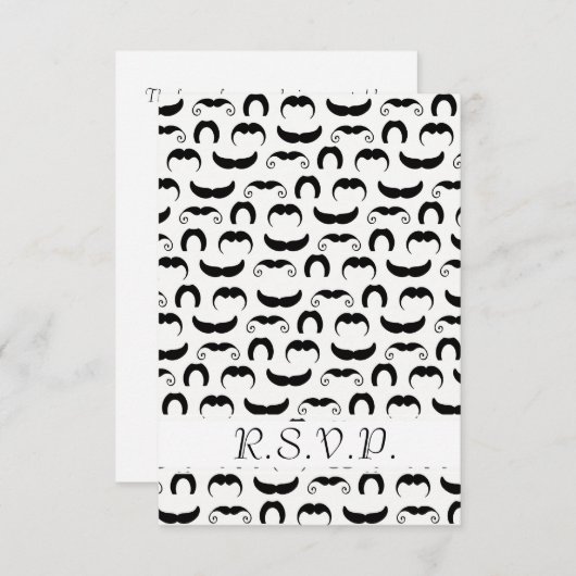 髭R.S.V.P. 出欠カード (正面/裏面)
