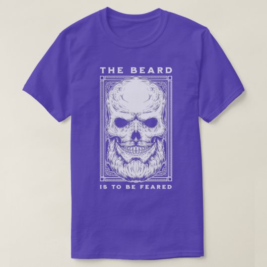 髯は恐ろしいものだ Tシャツ (デザイン正面)
