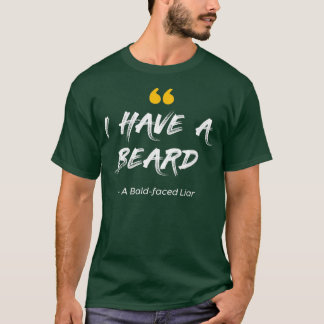 髯を生やしている Tシャツ