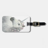 鬣の花との精神のユニコーン ラゲッジタグ (正面横)