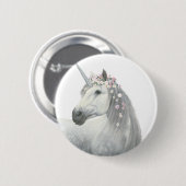 鬣の花との精神のユニコーン 缶バッジ (正面&裏面)