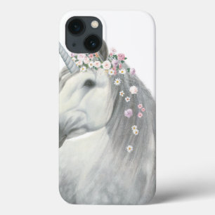 鬣の花との精神のユニコーン iPhone 13ケース
