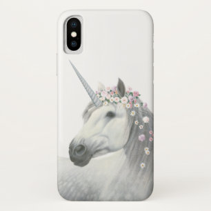 鬣の花との精神のユニコーン iPhone X ケース