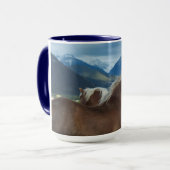 鬣及び山のマグ マグカップ (正面左)