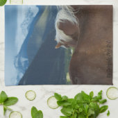 鬣及び山の台所タオル キッチンタオル (折り畳み)