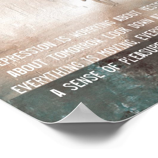 鬱病と不安 ポスター (角)