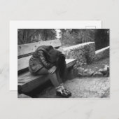 鬱病の人 ポストカード (正面/裏面)