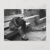 鬱病の人 ポストカード (正面)