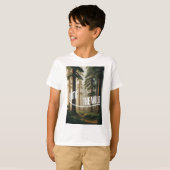 鬱蒼とした松林 Tシャツ (正面フル)