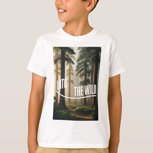鬱蒼とした松林 Tシャツ (正面)