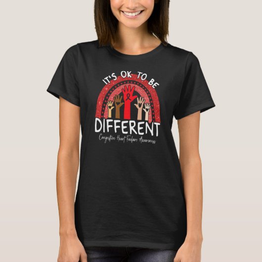 鬱血性ハート違う障害A Tシャツ (正面)