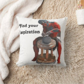 鬼が作る日本の陶芸ファンタジー装飾用クッション クッション (ブランケット)