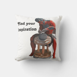 鬼が作る日本の陶芸ファンタジー装飾用クッション クッション