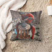 鬼が使う陶芸車ファンタジー装飾用クッション クッション (ブランケット)